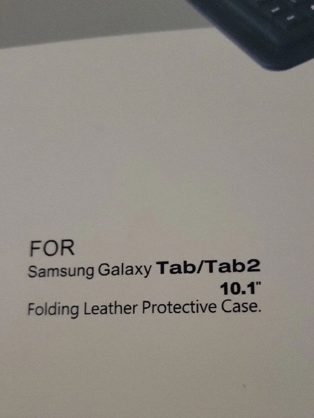Bluetooth Keyboard Case for Samsung Galaxy Tab/Tab2 10.1 - Black Leather NIB